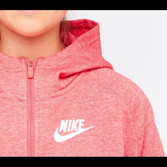 Nike Pink Short Sleeve Poncho Hoodie - Picture 5 of 6